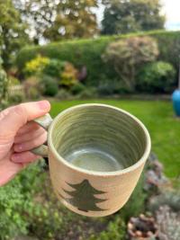 Rustic Christmas Tree Mug - Image 2