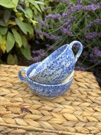 Blue Dapple Bowl Mug - Image 2