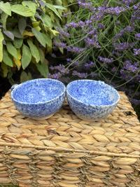 Blue Dapple Bowl Mug - Image 3