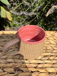 Berry Pin Striped Mug - Image 2