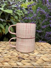 Berry Pin Striped Mug - Image 3
