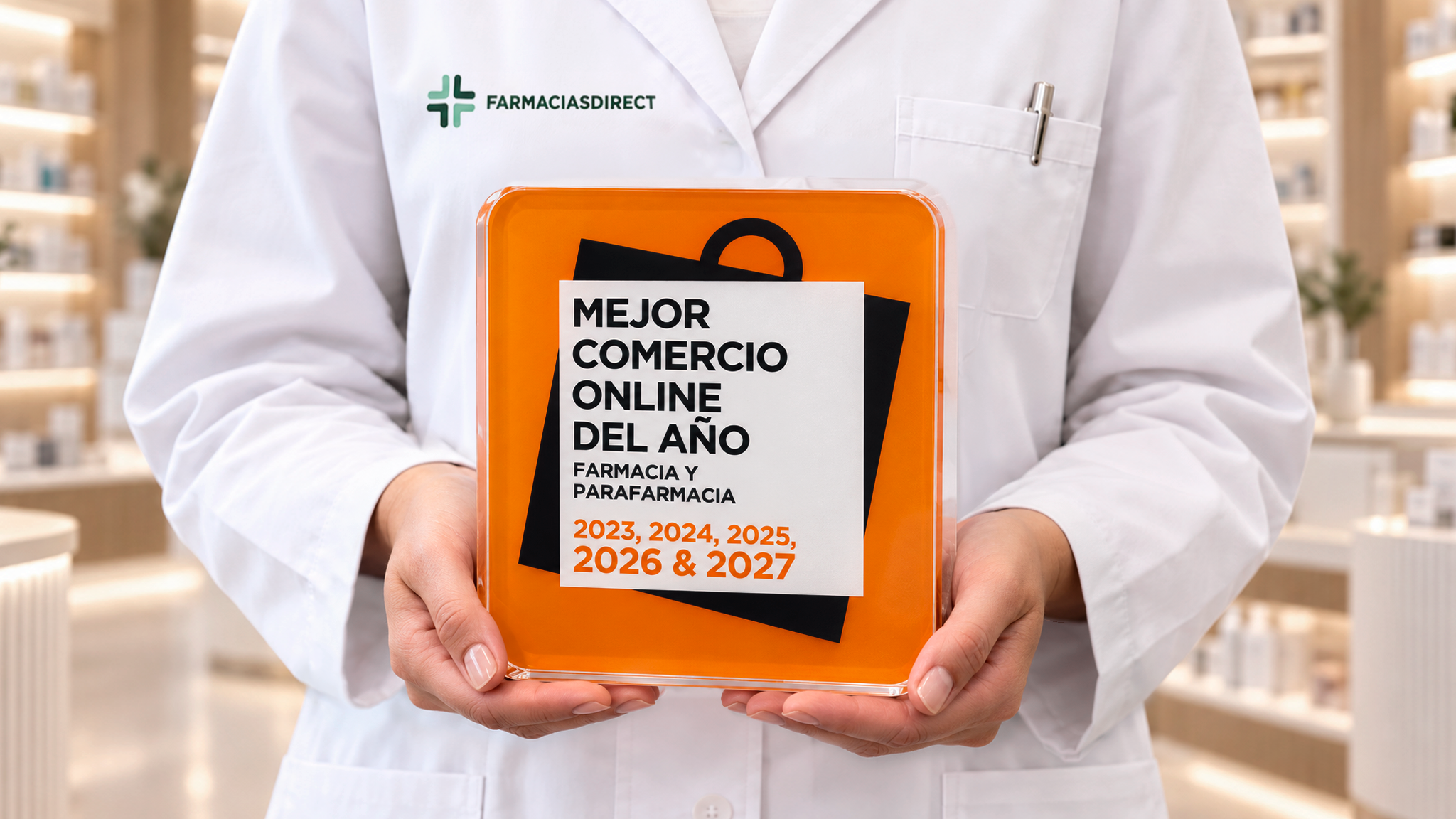 Farmaciasdirect, Mejor Comercio Online del Año por quinto año consecutivo: cinco años de confianza y compromiso con el cuidado 