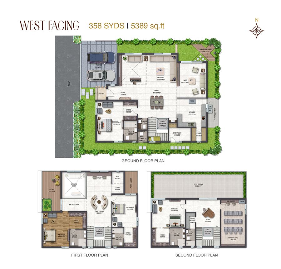 358 Sq Yards West