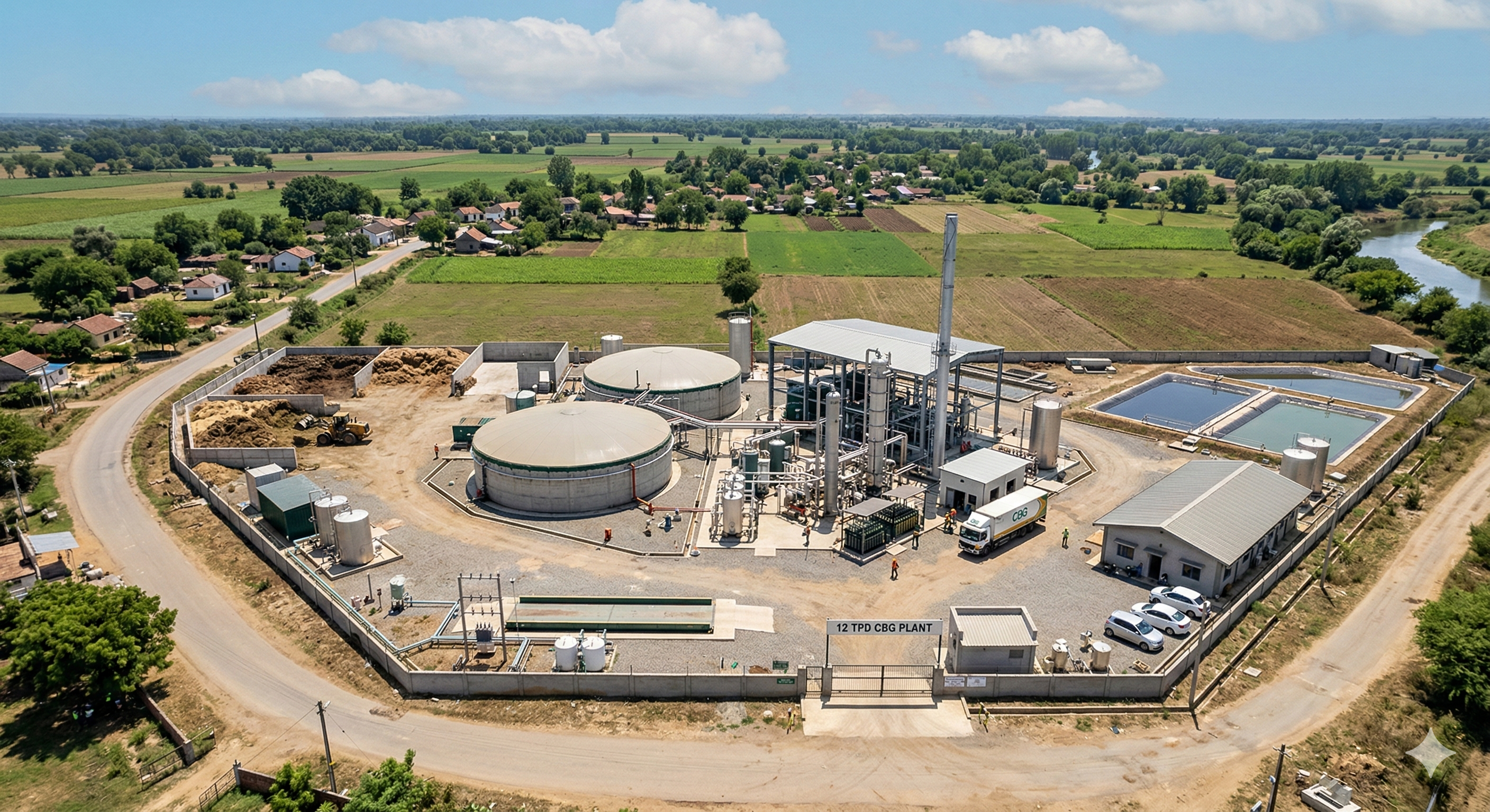 12 TPD Napier Grass CBG Plant
