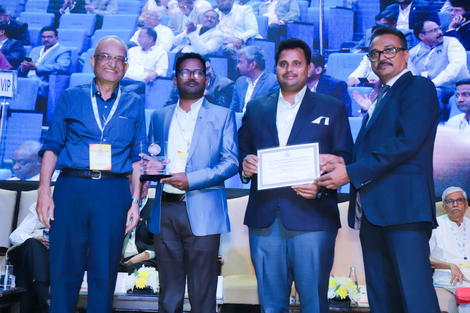 Safran Test Cell wins the 16th CIDC Vishwakarma Award for Excellence in Construction Health, Safety & Environment!