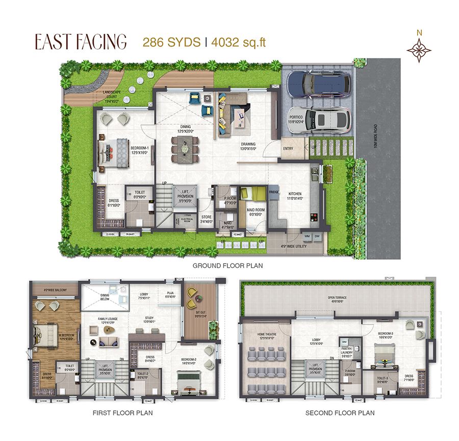 286 Sq Yards East