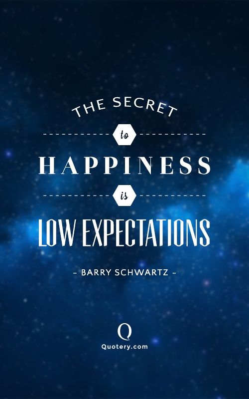 The secret to happiness is low expectations. - Image 2