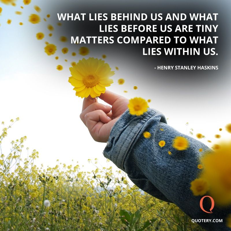 What lies behind us and what lies before us are tiny matters compared to what lies within us. - Image 4