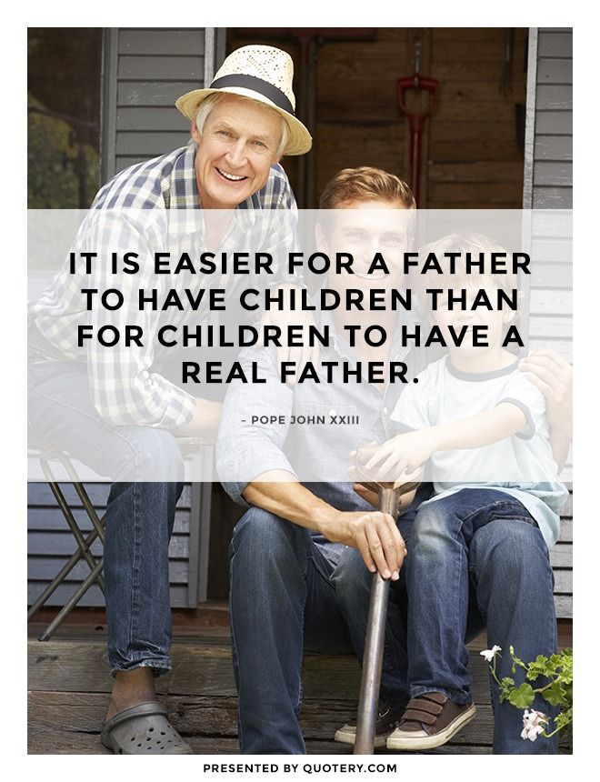 It is easier for a father to have children than for children to have a real father. - Image 1
