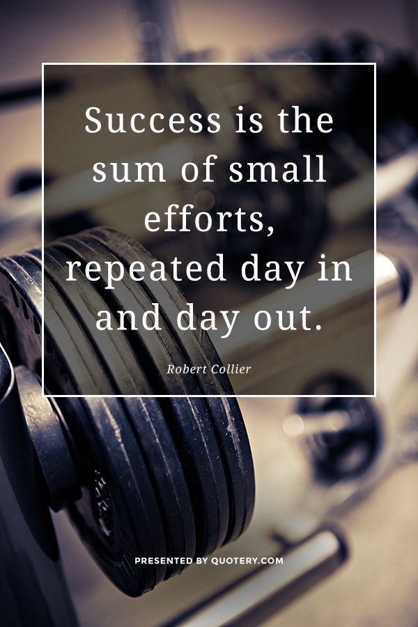 Success is the sum of small efforts, repeated day in and day out. - Image 1