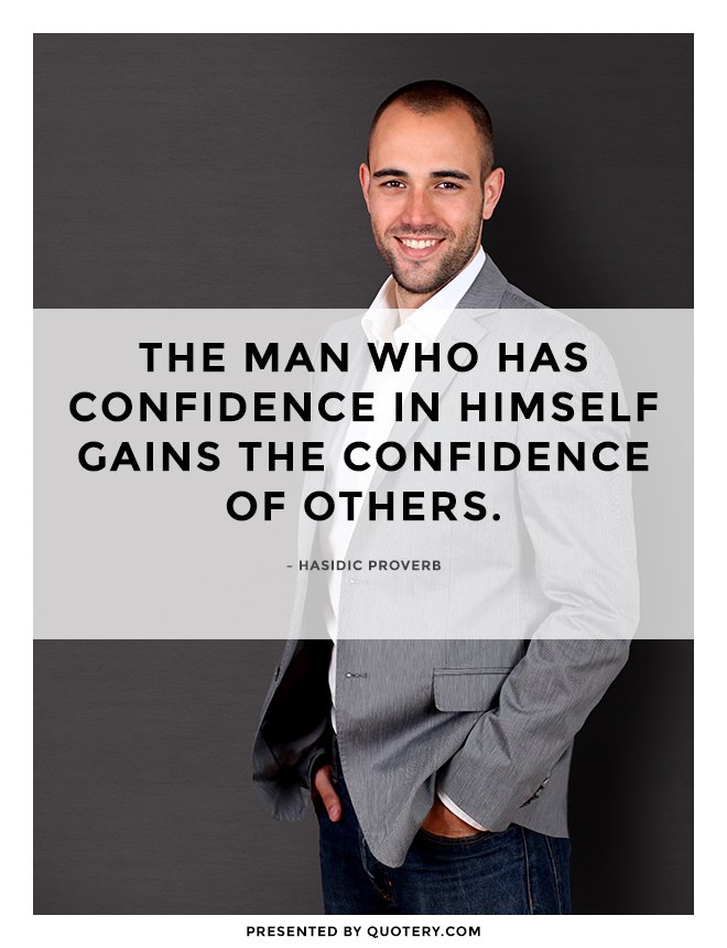 The man who has confidence in himself gains the confidence of others. - Image 1