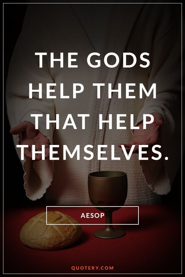 The gods help them that help themselves. - Image 1