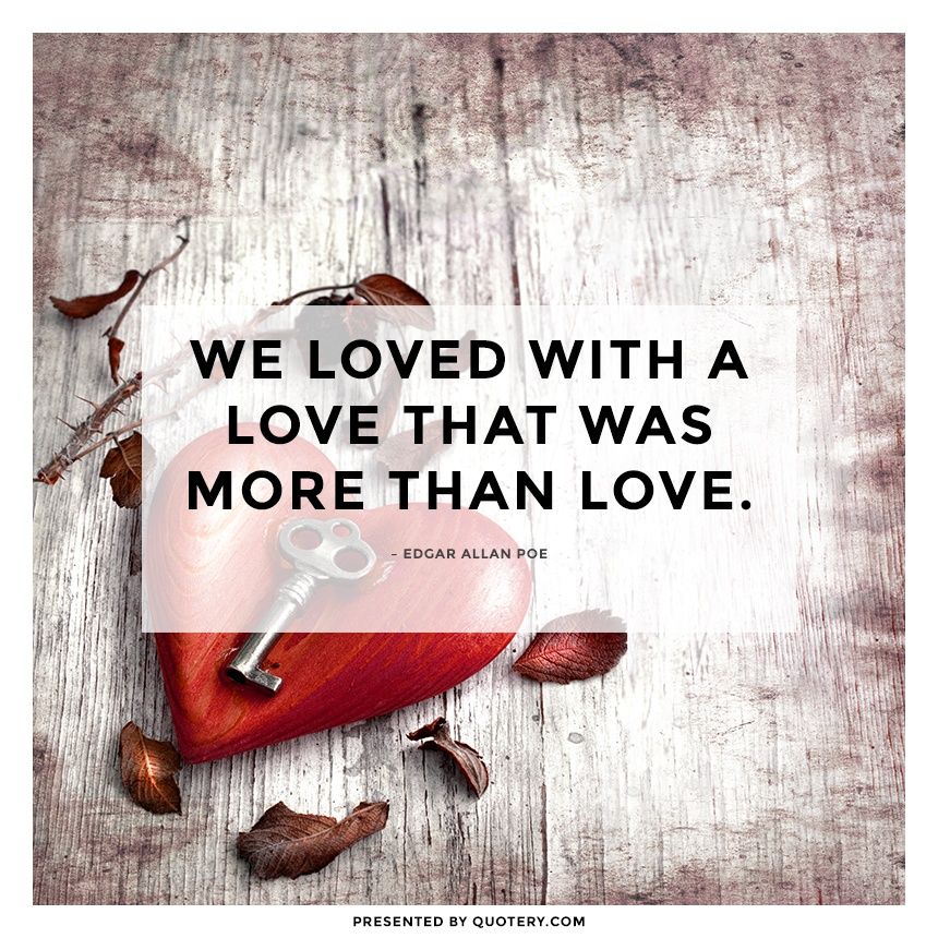 We loved with a love that was more than love. - Image 1