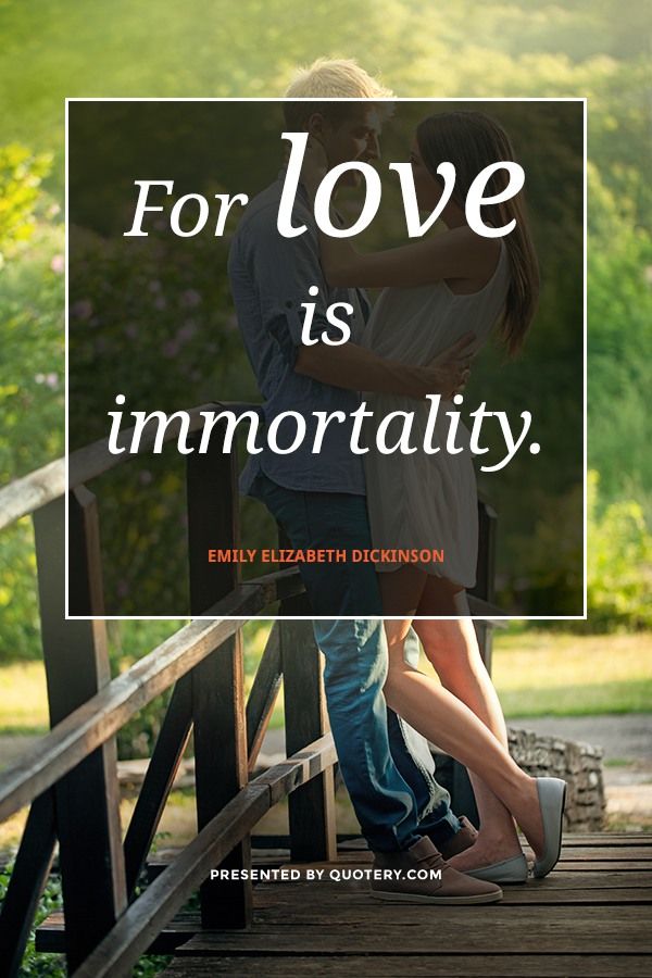 Unable are the loved to die. For love is immortality. - Image 1