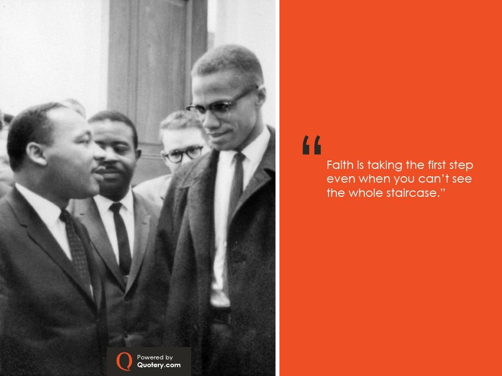 Faith is taking the first step even when you can't see the whole staircase. - Image 1