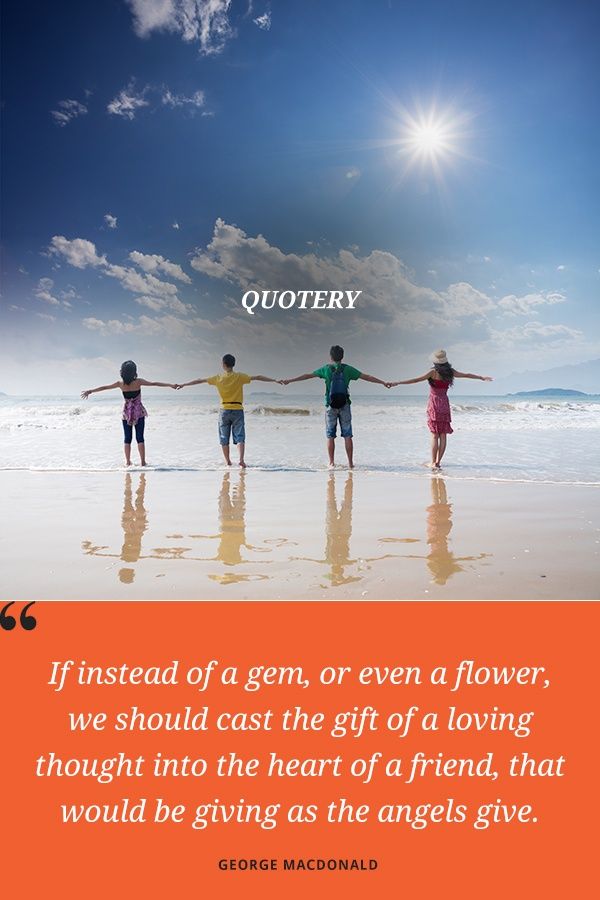 If instead of a gem, or even a flower, we should cast the gift of a loving thought into the heart of a friend, that would be giving as the angels give. - Image 1