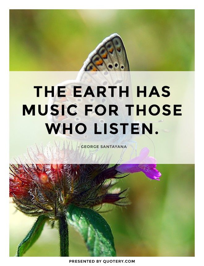 The earth has music for those who listen. - Image 1