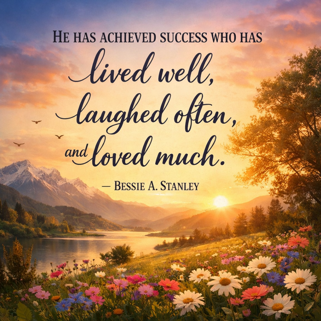 He has achieved success who has lived well, laughed often, and loved much. - Image 8