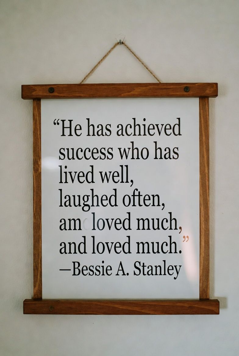 He has achieved success who has lived well, laughed often, and loved much. - Image 7