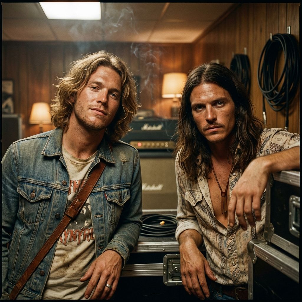 Allen Collins and Ronnie Van Zant