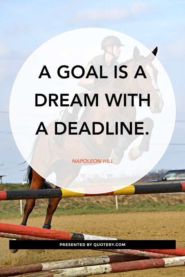 A goal is a dream with a deadline. - Image 1