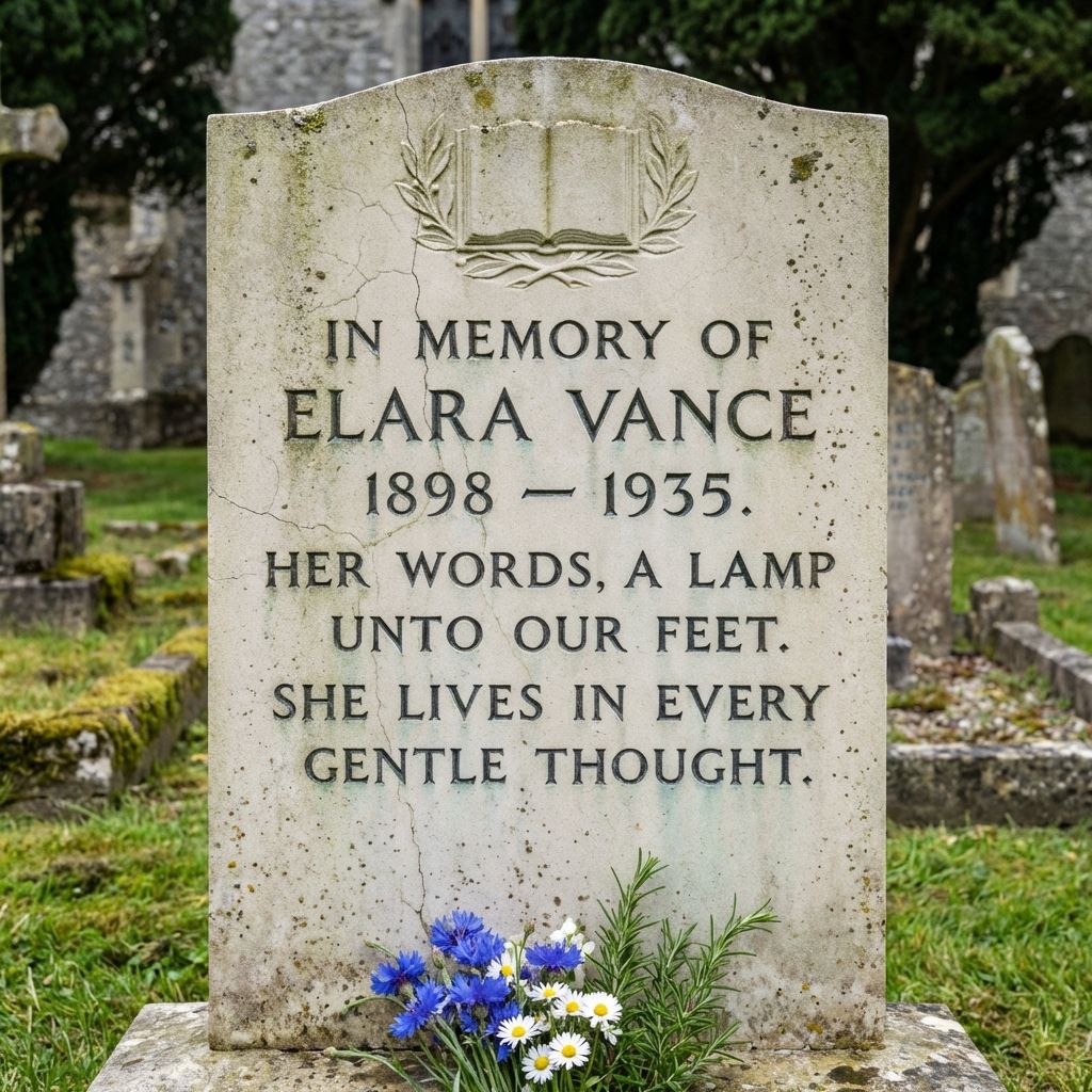 Epitaph of Winifred Holtby
