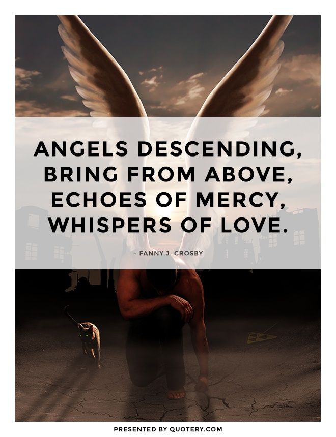 Angels descending, bring from above,
Echoes of mercy, whispers of love. - Image 1