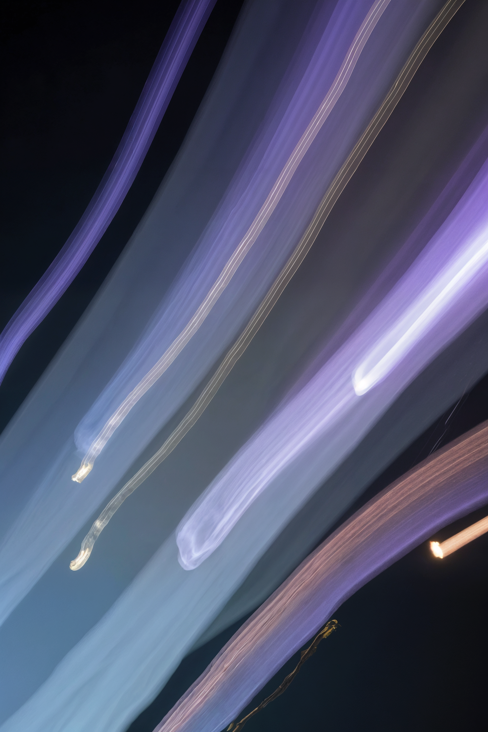 Lights blurring