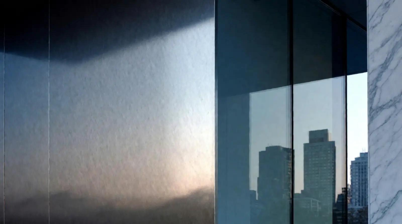 Window light and city towers, from Abra's illustration set