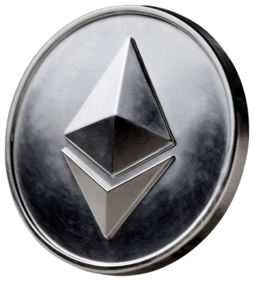 Ethereum coin illustration
