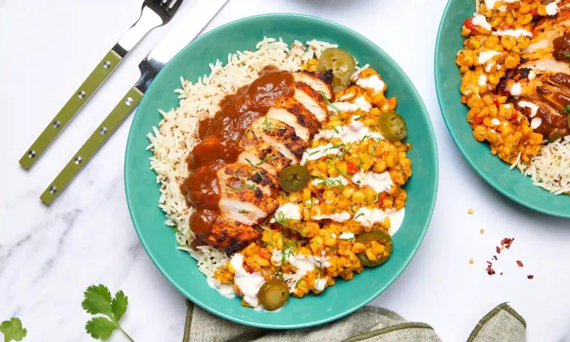 Smoky Chipotle Lime Chicken Flatlay