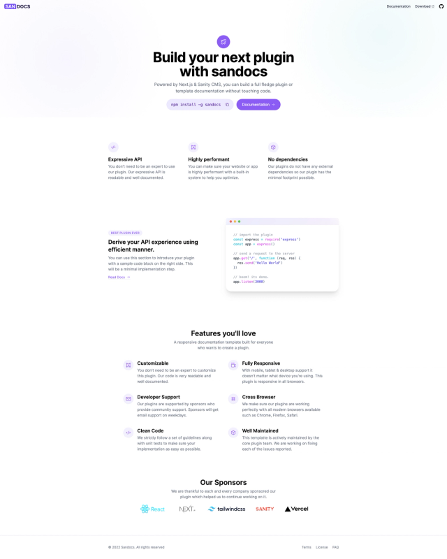 Next.js Website Templates & Landing Pages — Web3Templates