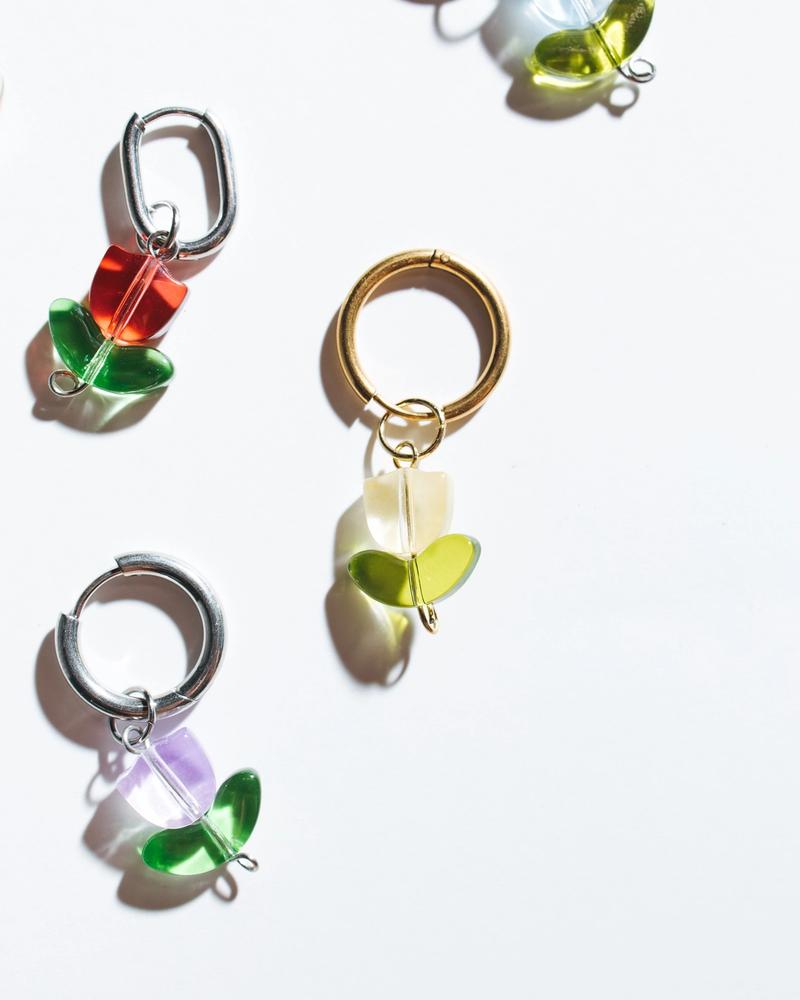 Pendientes de flores de WACHA