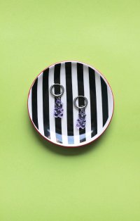 pendientes de acero inoxidable con dijes de oso