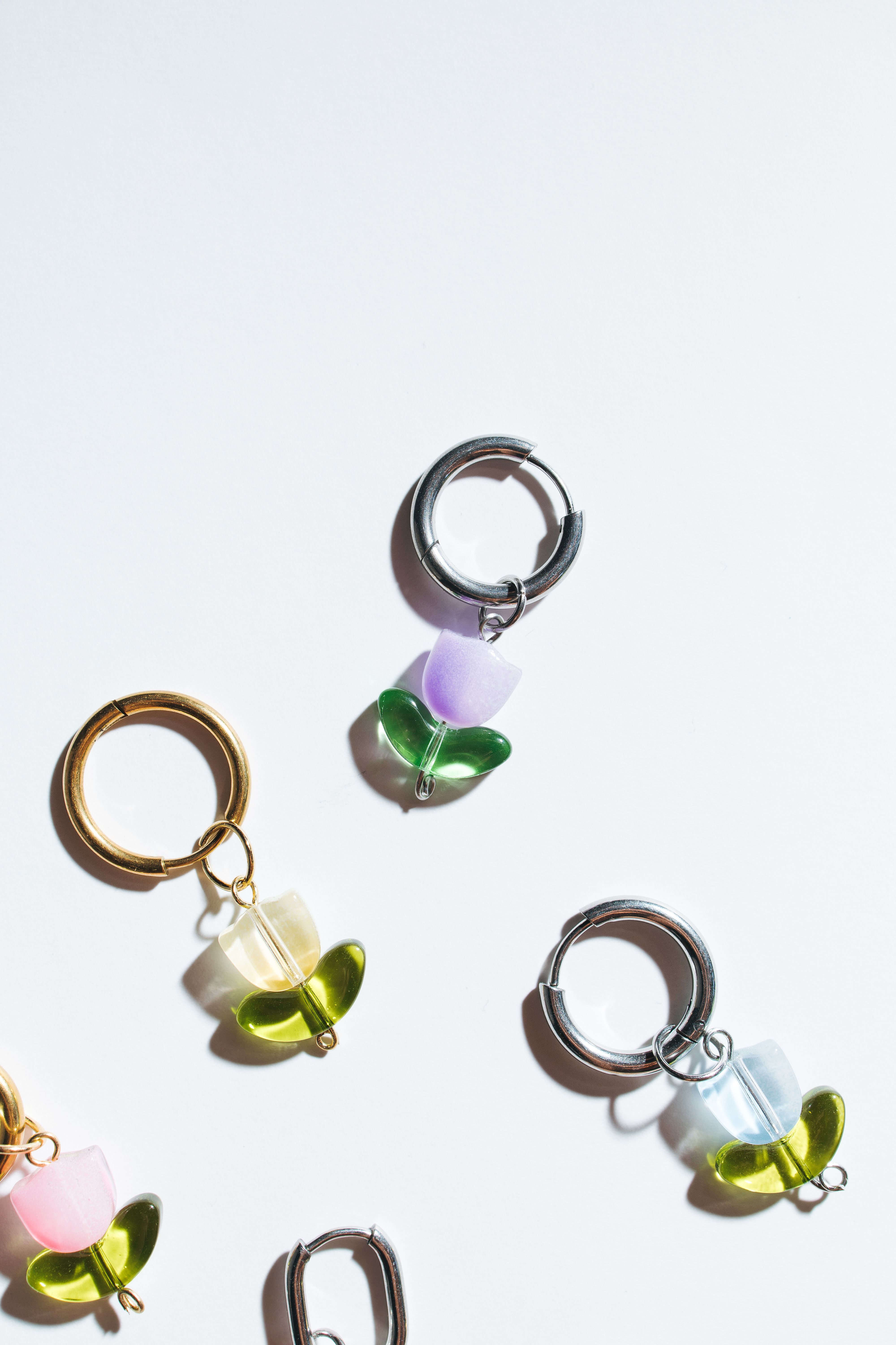 Pendientes de flores de WACHA