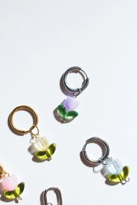 Pendientes de flores de WACHA