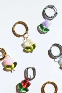 Pendientes de flores de WACHA