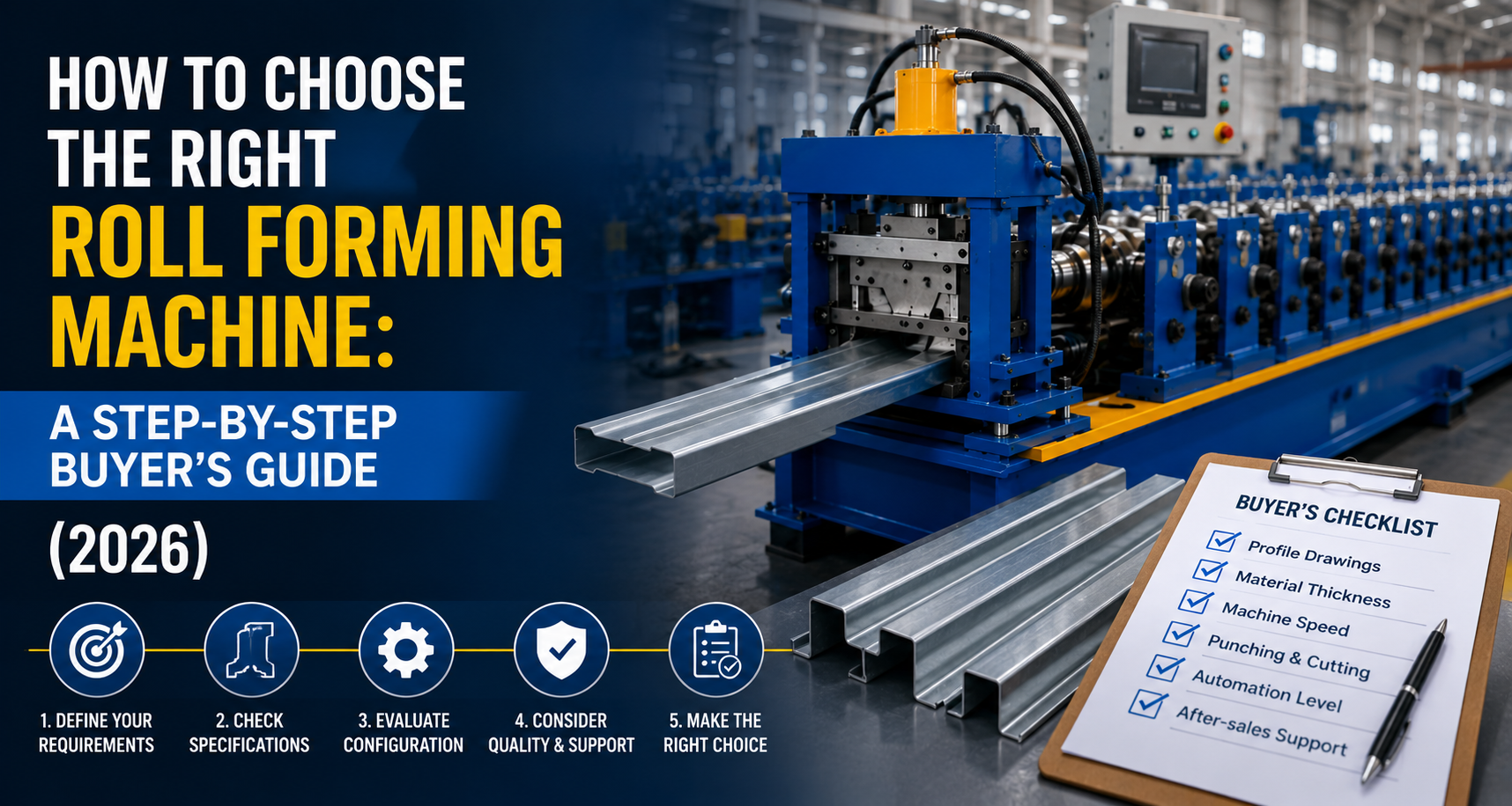 How to Choose the Right Roll Forming Machine: A Step-by-Step Buyer's Guide (2026)