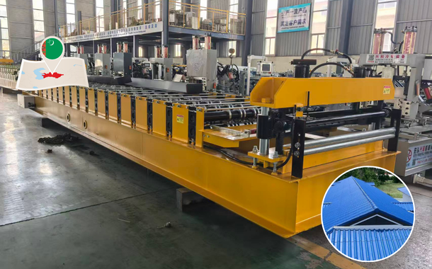 5 Sets of 1050 Roof Panel Roll Forming Machines in Turkmenistan | Unionindus