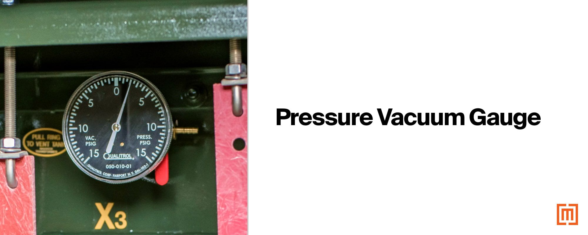 Maddox padmount transformer pressure vacuum gauge