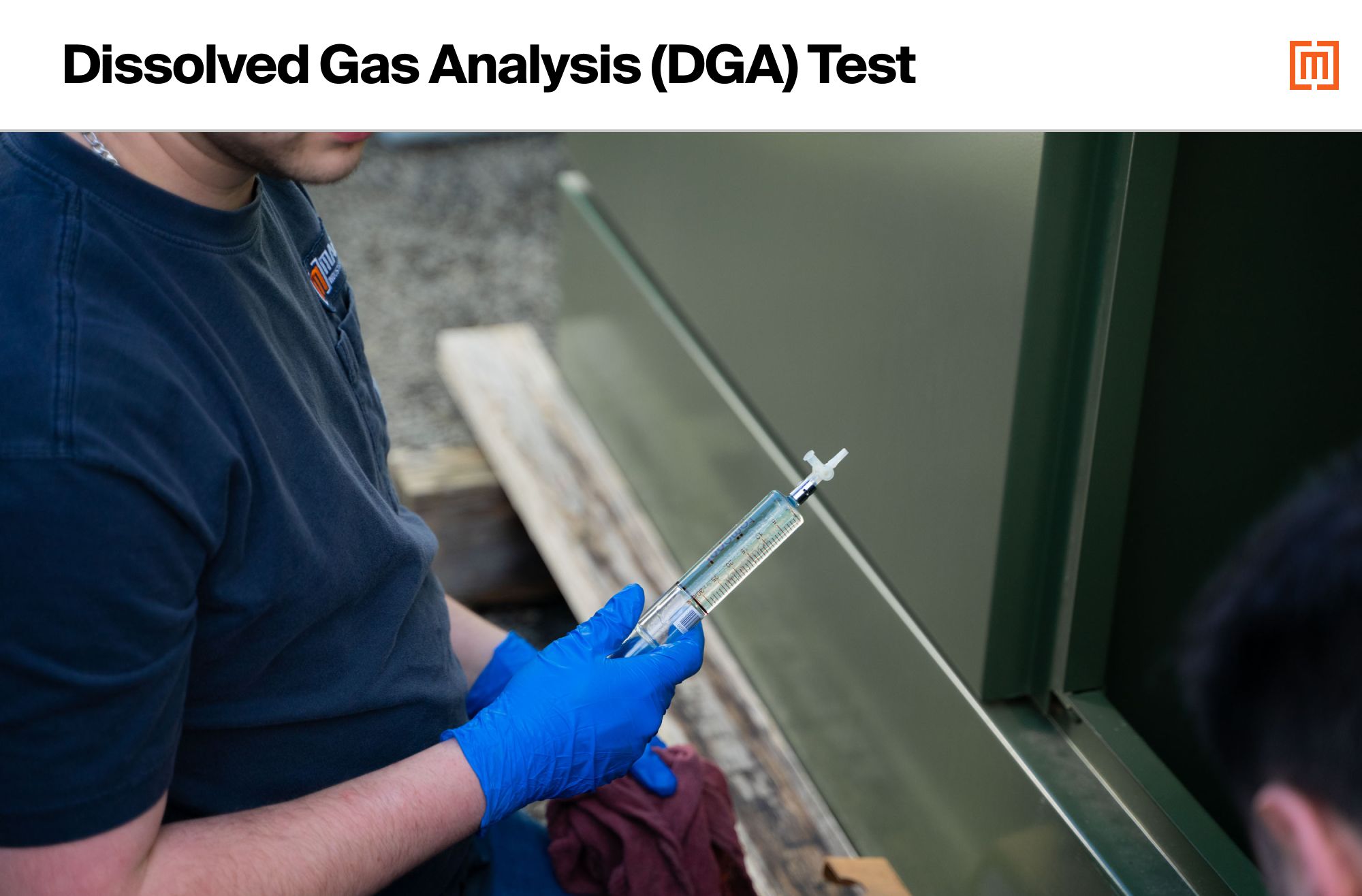 Transformer dissolved gas analysis DGA test