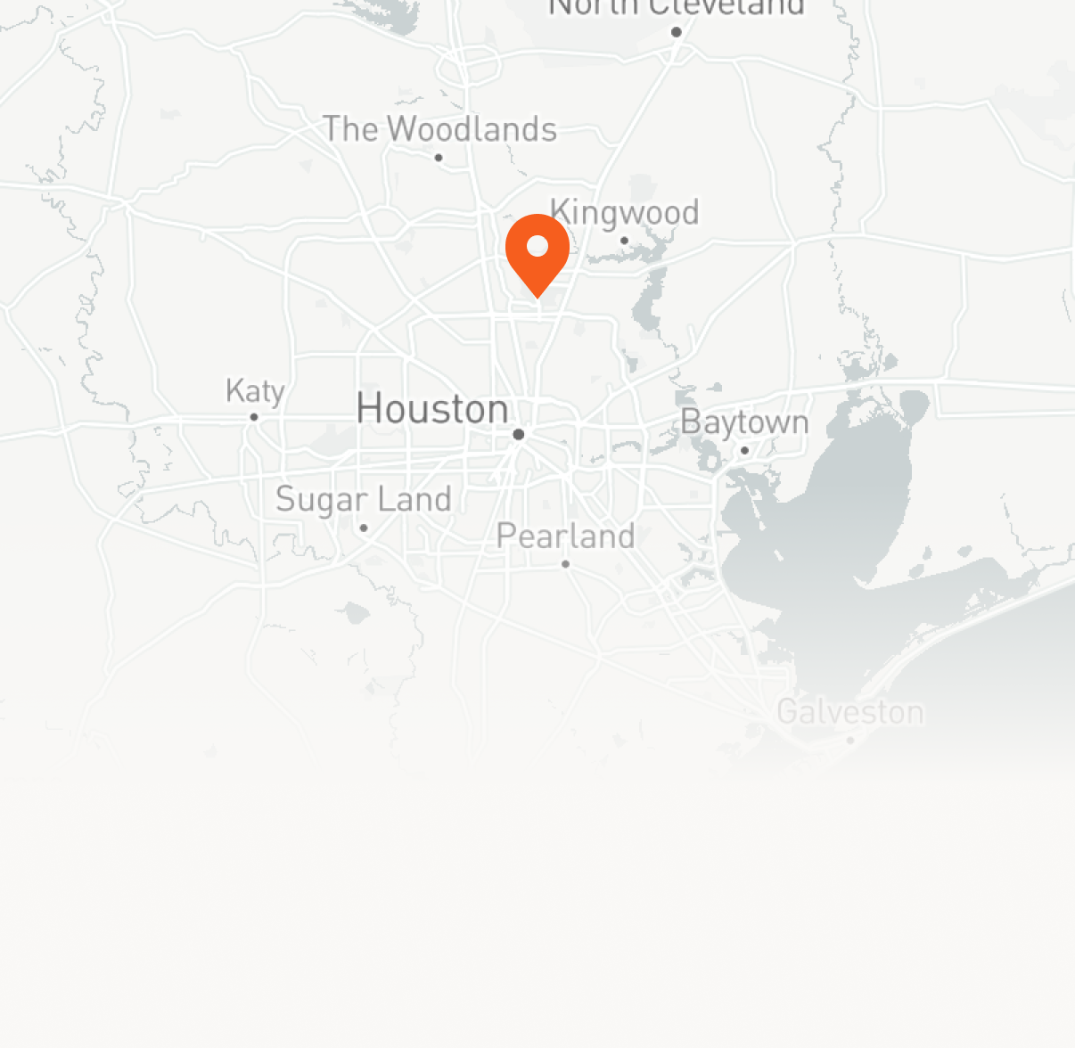 map of Houston, Texas