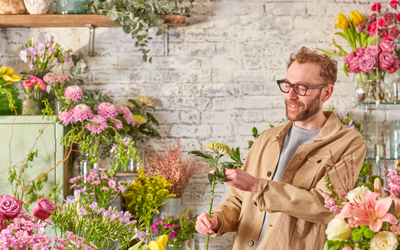 Shopping Freddie's Flowers