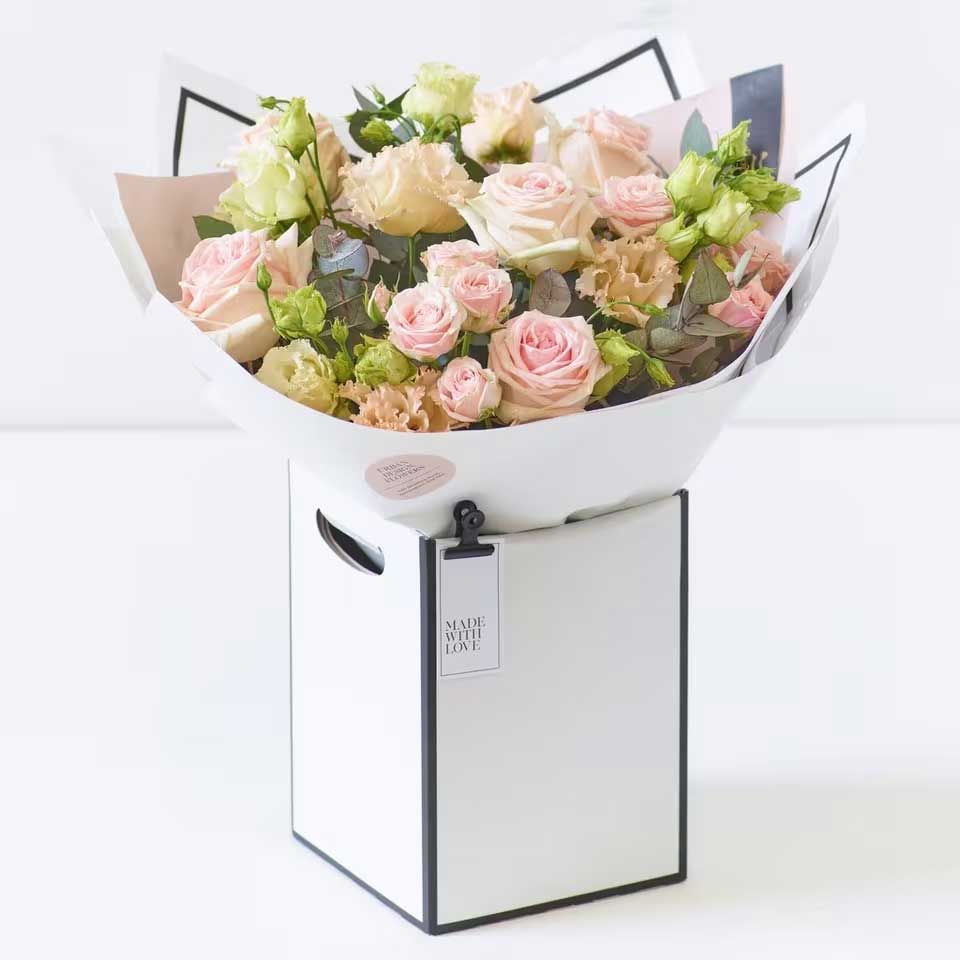 Beautifully Simple Bouquet of Pink Flowers