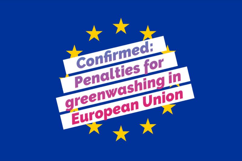 Penalties for Greenwashing