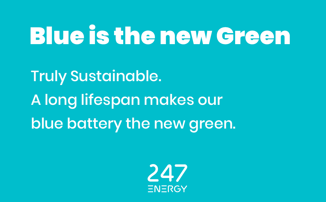 Blue is the new Green
