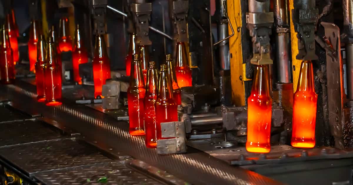A glass furnace can never be switched off, and losing power to it is a five-figure emergency.