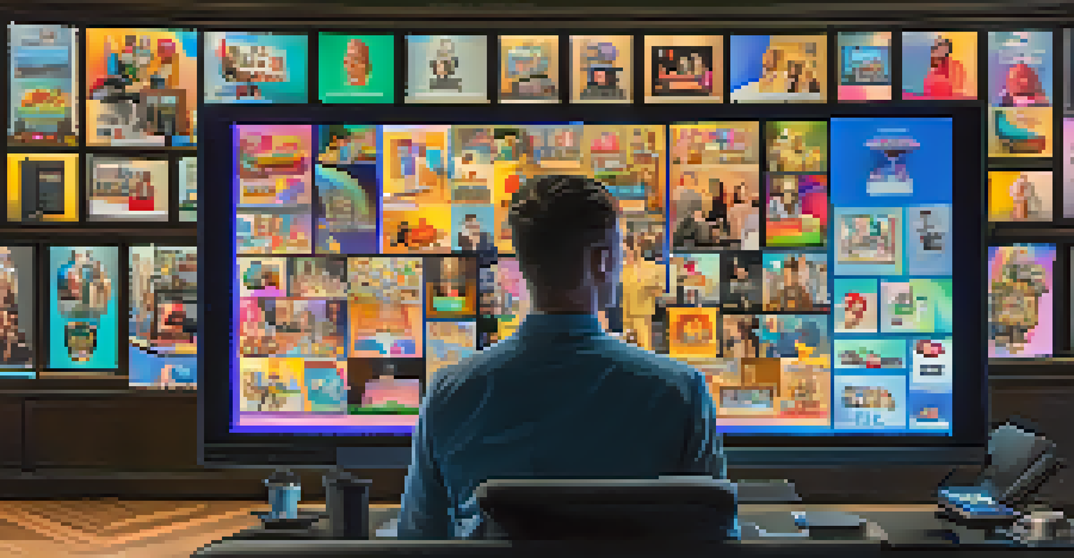 An online auction for luxury digital art displayed on a computer screen, with excited collectors engaged in the bidding process.