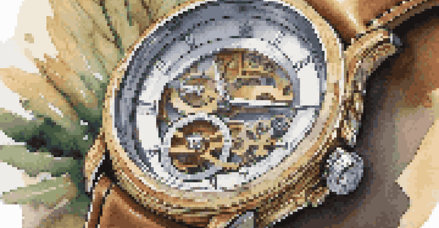 A close-up of an eco-friendly luxury watch with intricate details, placed on natural materials like wood and stone.