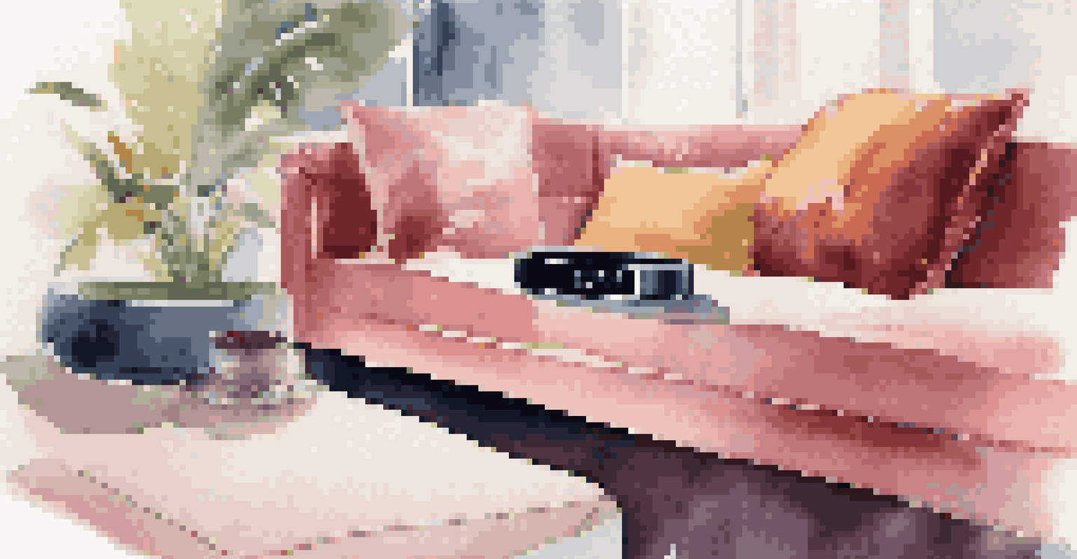 A high-end fitness tracker on a plush cushion, displaying health data in an elegant setting with soft ambient lighting.